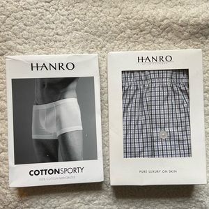 Hanro Mens boxer and boxer briefs
